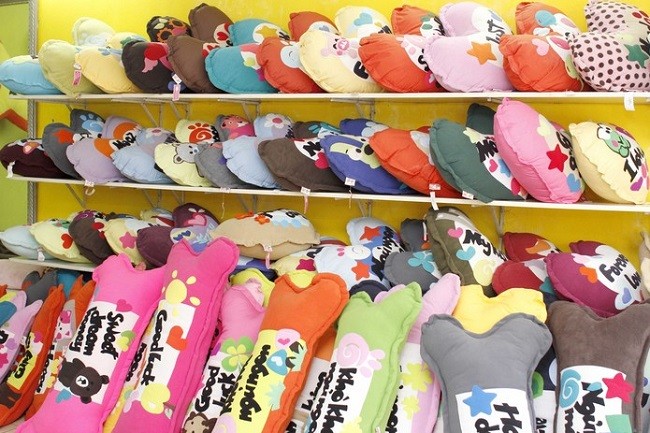 thu bong goi lam tu vai vun